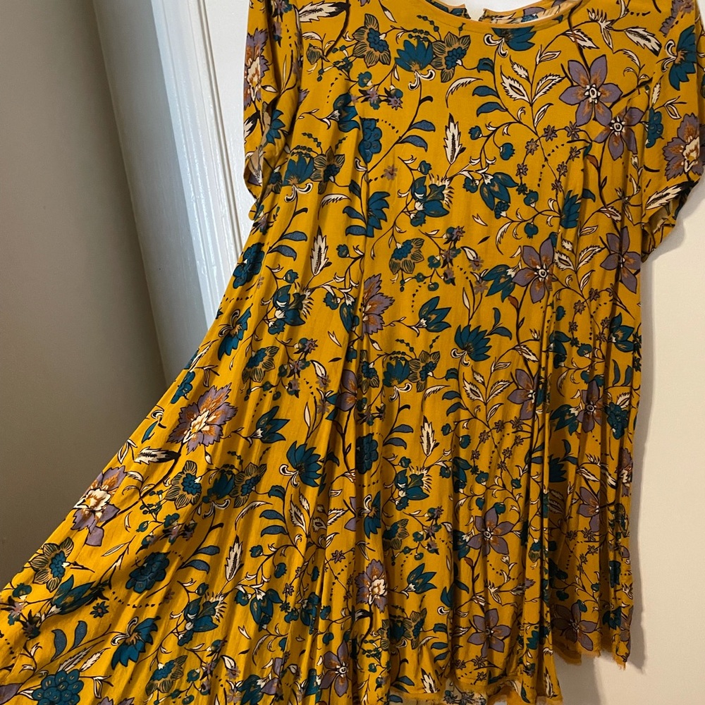 Short Sleeved Floral Dress